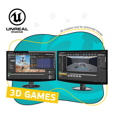 Unreal Engine 4. Игровой движок - КИБЕРшкола программирования для детей, компьютерные курсы для школьников, начинающих и подростков - KIBERone г. Орел