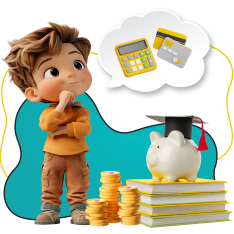 Финансовый интеллект вместе KIBERone - КИБЕРшкола программирования для детей, компьютерные курсы для школьников, начинающих и подростков - KIBERone г. Орел