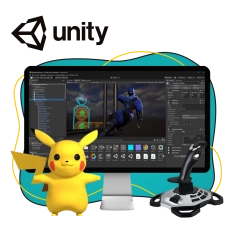 Мир игр на Unity 2D на популярном движке + AI-помощники - КИБЕРшкола программирования для детей, компьютерные курсы для школьников, начинающих и подростков - KIBERone г. Орел