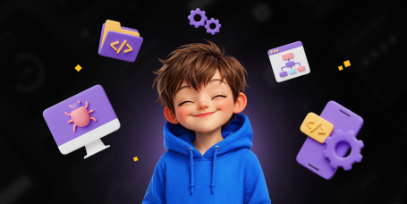 Идеальный сайт с нуля: код, дизайн и AI-помощник - КИБЕРшкола программирования для детей, компьютерные курсы для школьников, начинающих и подростков - KIBERone г. Орел